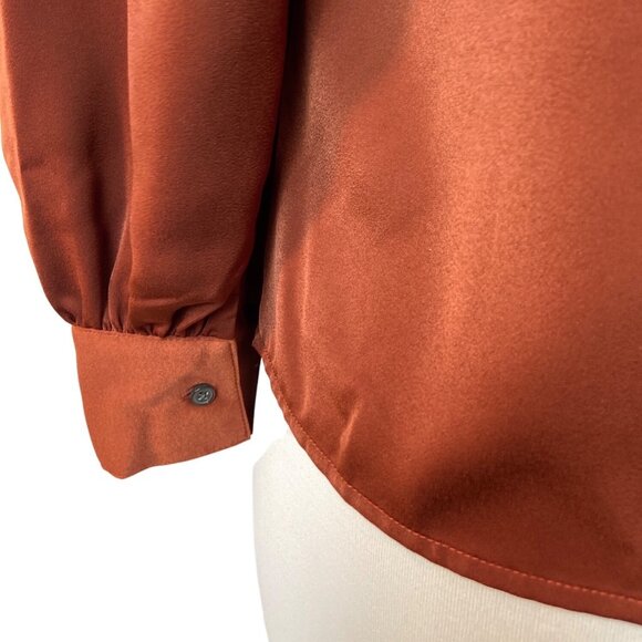 Banana Republic Women’s Terracotta Blouse Sz XS - Picture 5 of 8